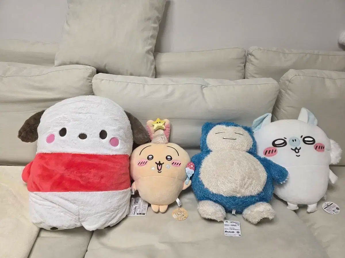 正規品 ポチャッコ ちいかわ うさぎ モモンガ カビゴン ぬいぐるみ 大