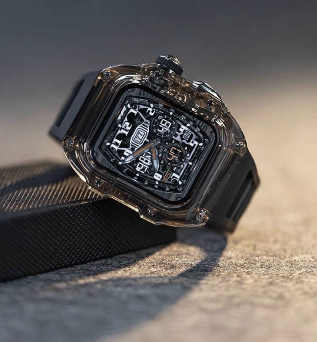 ウルトラ49 mm ultra 2 アップルウォッチバンド ラバーベルト カバー Apple Watch ケース スポーツ用r 5