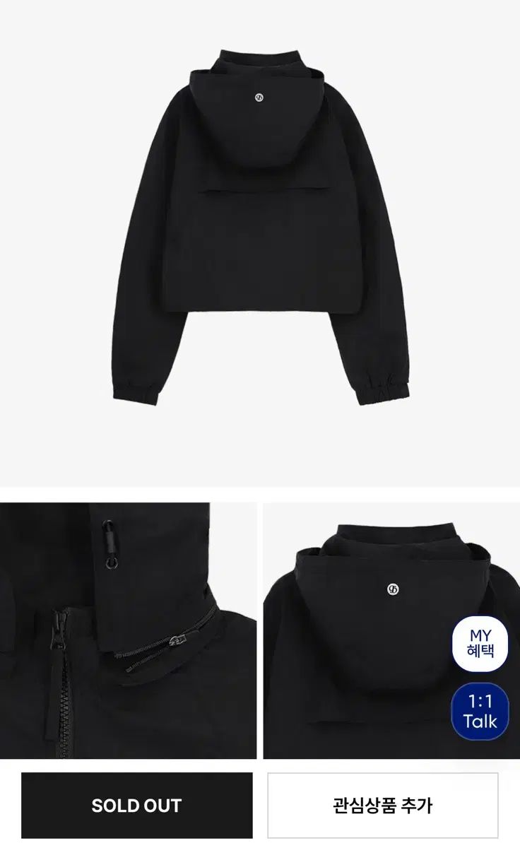 シティブリーズ ナイロン クロップド フーディー アウター GULLKHAN_COM