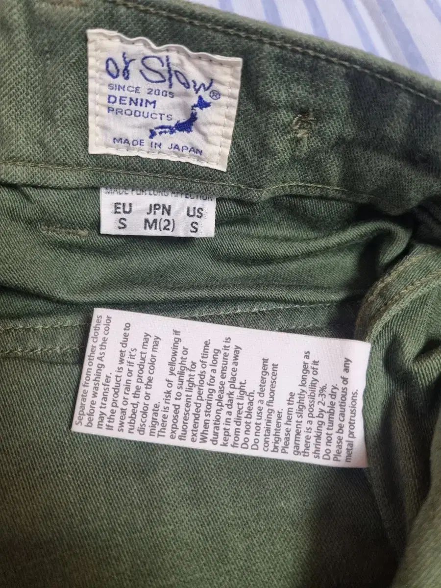  orSlow オアスロウ ファティーグパンツ レギュラーフィット 2 サイズ チノパン パンツ