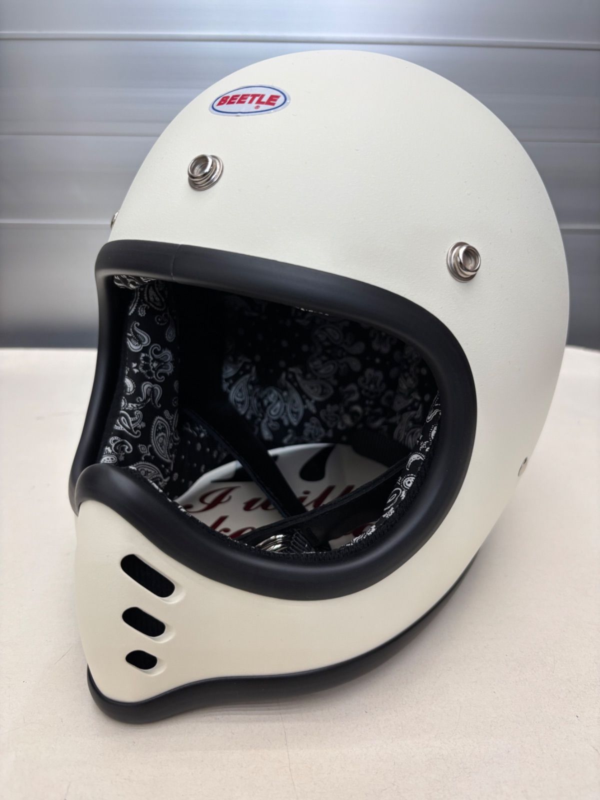 オーシャンビートル OCEANBEETLE MTX 別注 マットアイボリー 各サイズ有り インナーペイズリー黒仕様！ SALE中！ 送料無料！