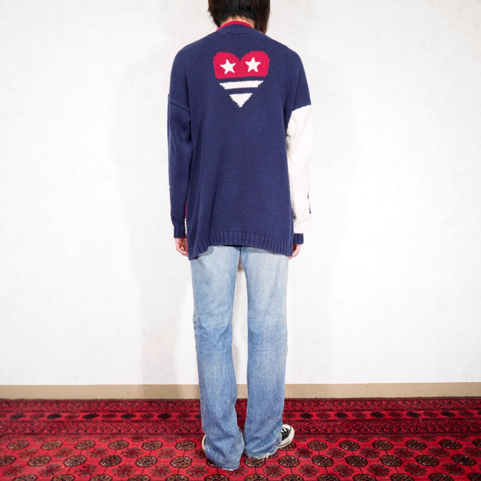 MARSH ビンテージ　MARSH LANDING　デニム　デザイン　ノースリーブ　コットン　ワンピース　レディース 古着　0812 LANDING 90s ビンテージ デニム コーデュロイ ジャケット カバーオール 長袖 シャツ ビックシルエット