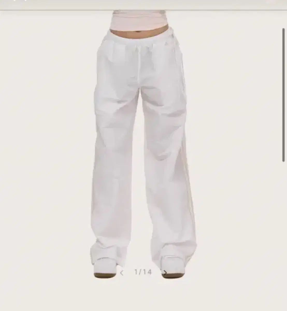 クリシアー ミルキー リボン トラックパンツ