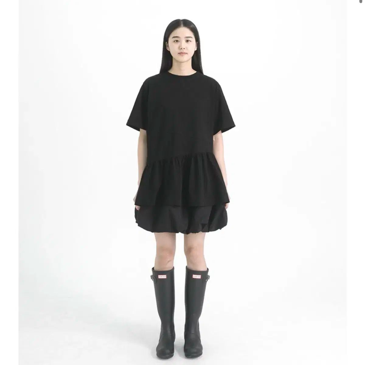 eunoia Half Sleeve Cut Line Frill T Shirt