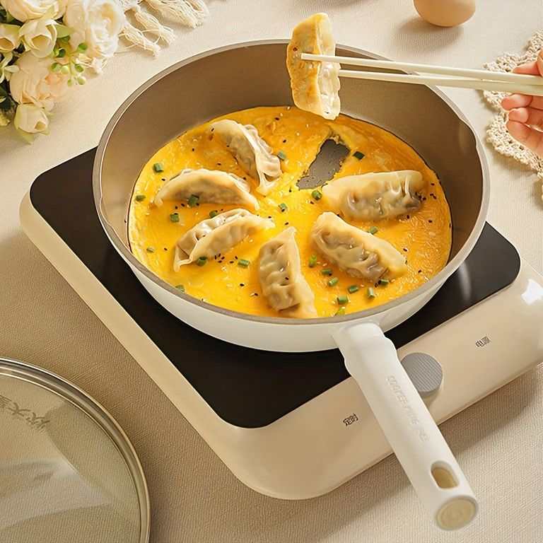 健康調理＆お手入れ簡単 フライパン 蓋付き ノンスティックチタンコーティング PFOAフリー 全調理器具対応 24cm|26cm|28cm COOKER KING製 スキレット 28cm