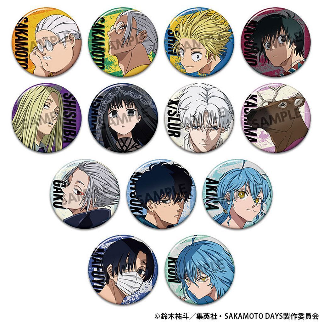 バッジ ビンズ ボックス SAKAMOTO DAYS 缶バッジ vol.3