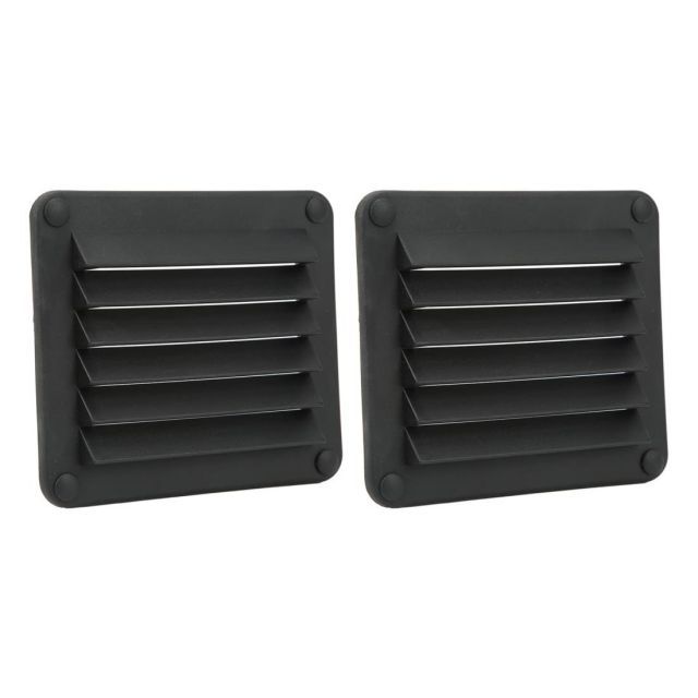 【送料無料】VGEBY 通気孔 換気口カバー 交換用 換気用サイドウォール 2個 使いやすい シンプルな外観 交換用通気口 壁用 ナイロン素材 マリン ボート ヨット RV キャラバン 家庭用ベント カバ