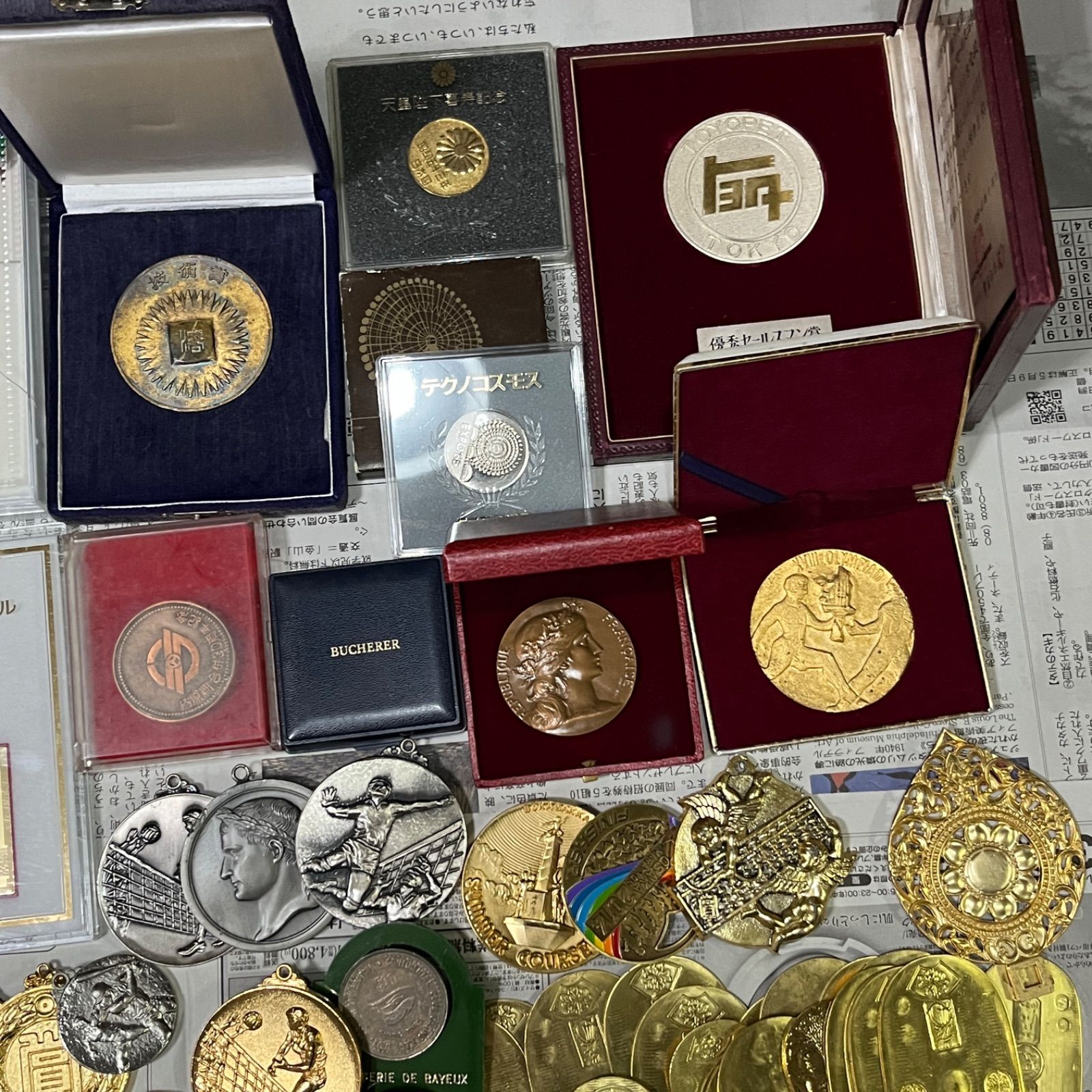 記念メダル 勲章 メダル コイン 記念 大量 まとめ売り アンティーク