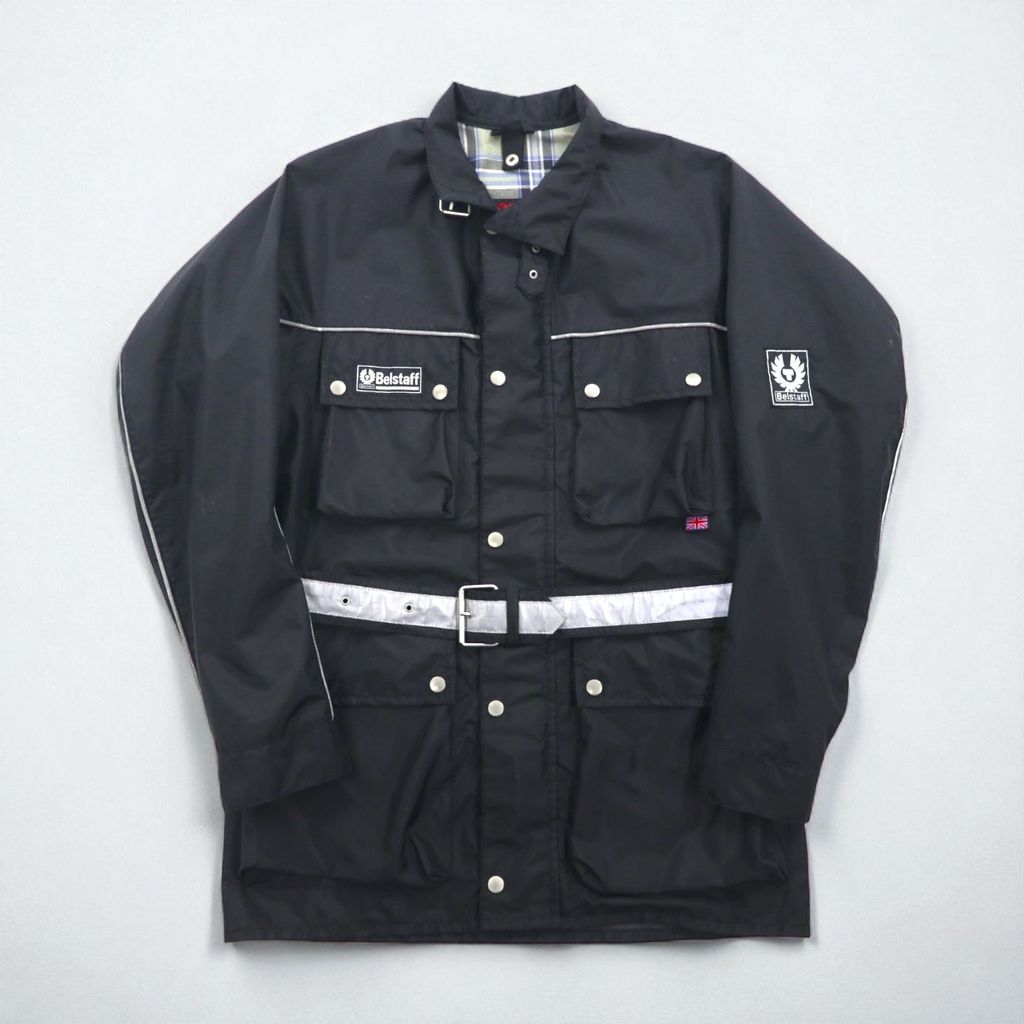 BELSTAFF イタリア製 ツアーマスター モーターサイクル ライダースジャケット XL ブラック TOUR MASTER 500 ベルト付き