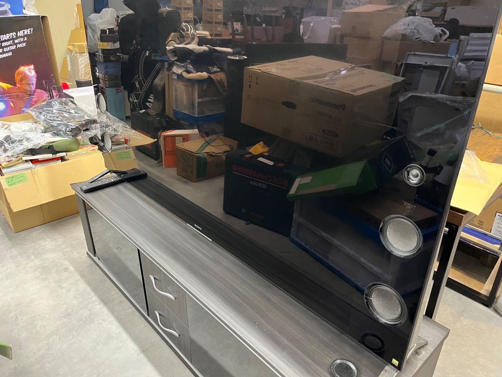 55型 SONY ブラビア BRAVIA 4 K-テレビ台セット