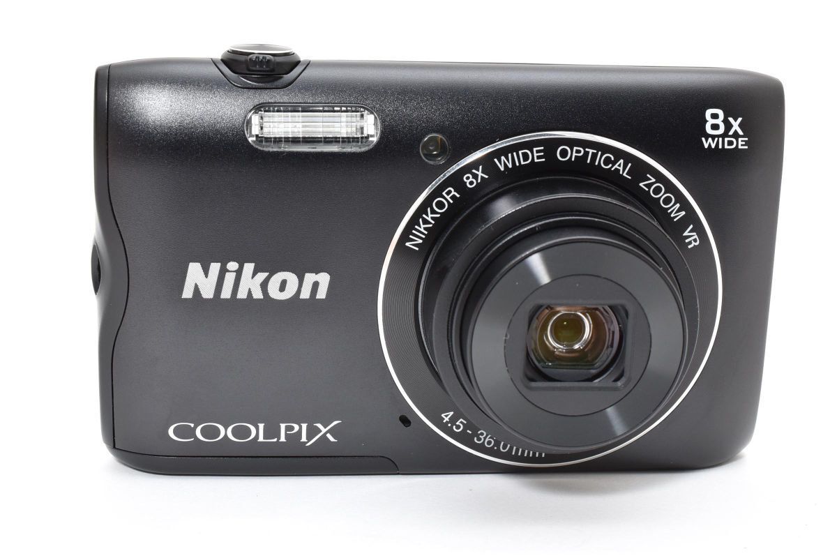 Nikon COOLPIX A 300 デジタルカメラ 光学8倍ズーム 2005万画素 ブラック Y 014