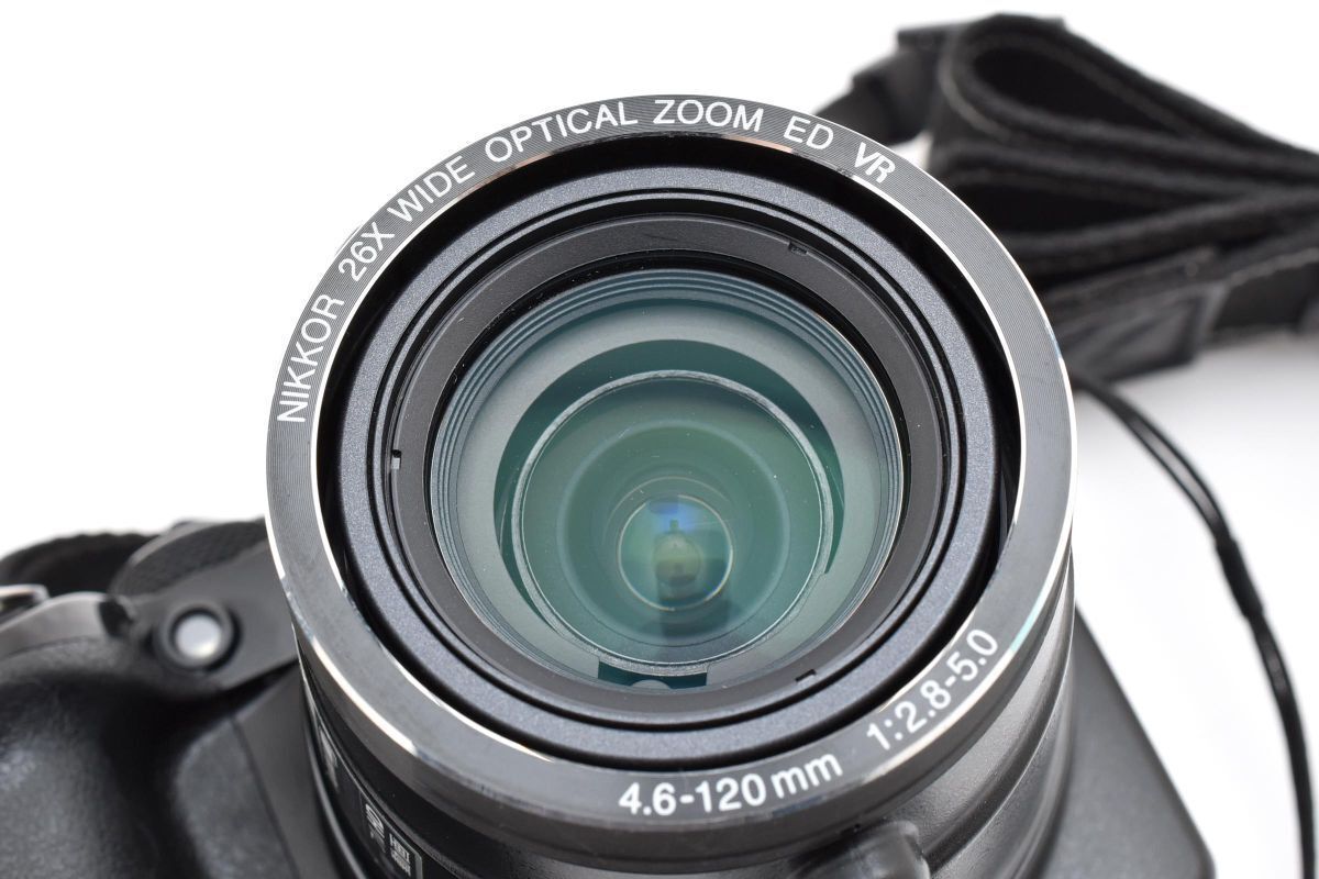 お届けも可 ｜Nikon COOLPIX P100 クールピクス デジタルカメラ ブラック ｜E070