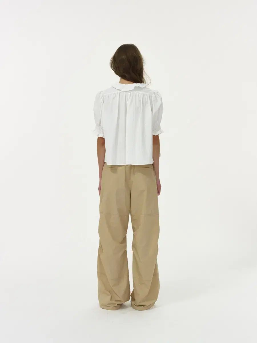  リボン빛 ロージー フリル ブラウス 長袖 シャツ ブラウス