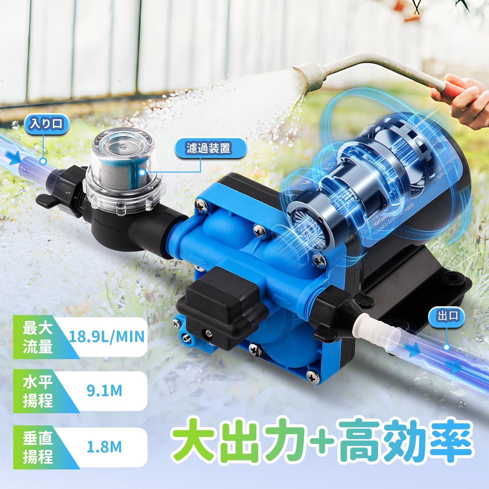 濾過装置付き RV水道