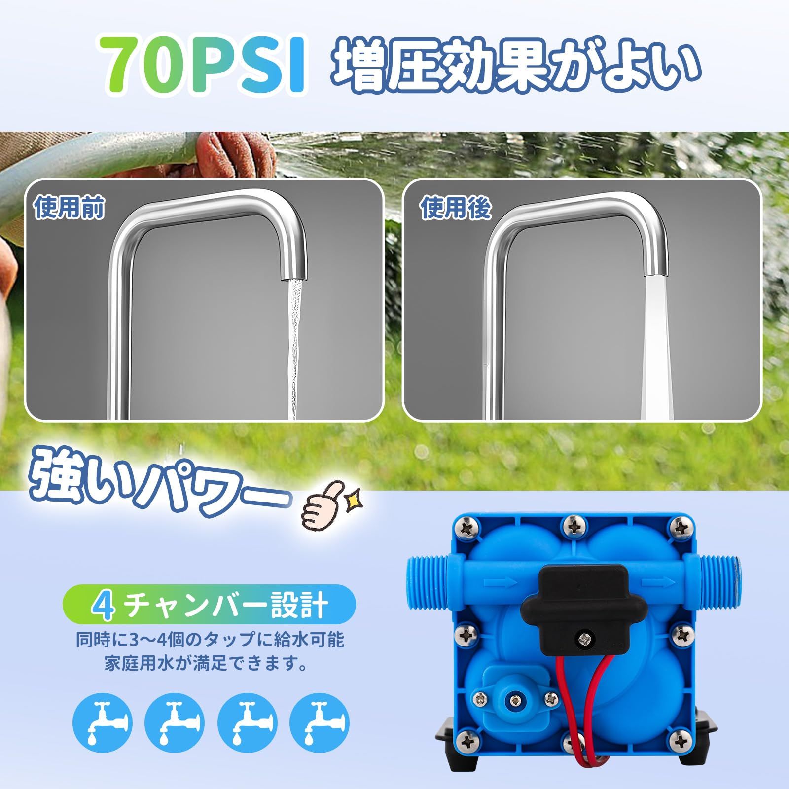 Poafamx 全増圧ポンプ