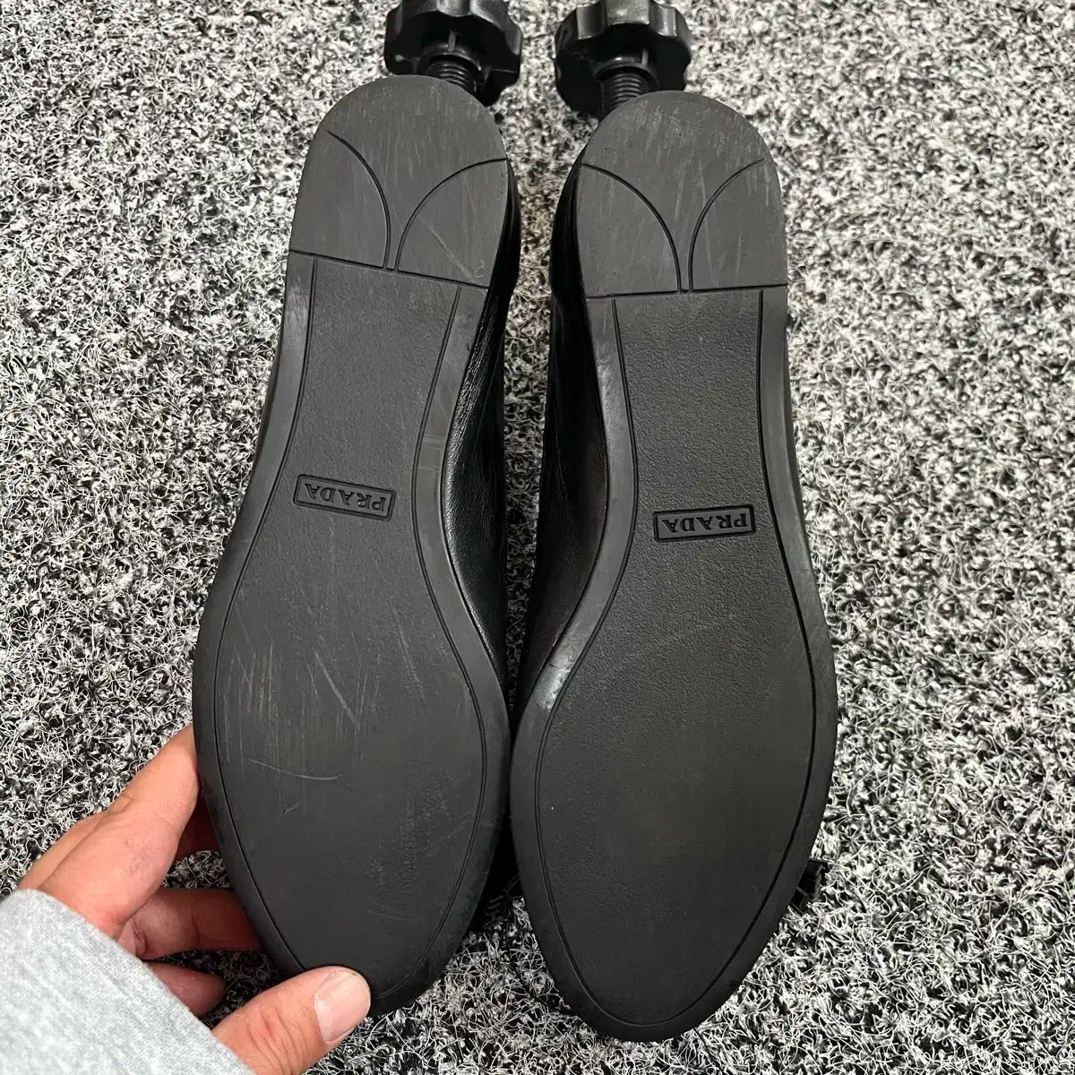 美品】PRADA リボンシューズ 美品 PRADA プラダ リボン フラット