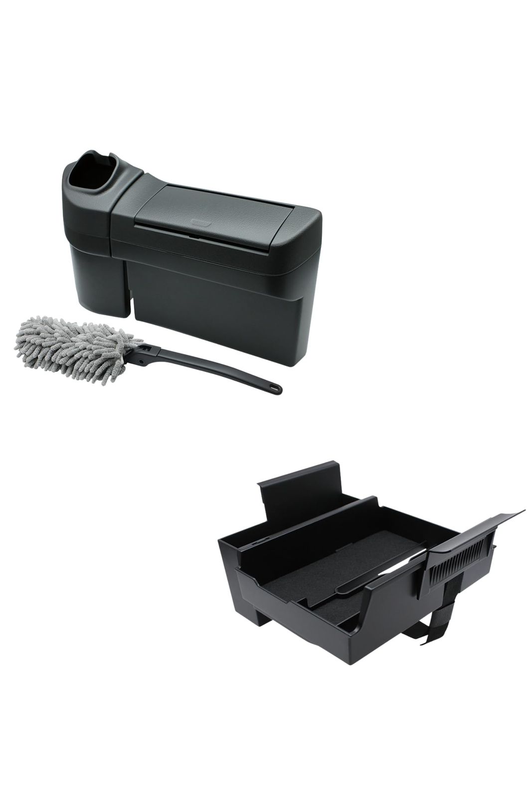 槌屋ヤック Tsuchiya Yac トヨタ 40系 アルファード ヴェルファイア サイドBOXゴミ箱プラス 運転席用 SY-AV8 コンソールボックスインナートレイ SY-AV10 セット