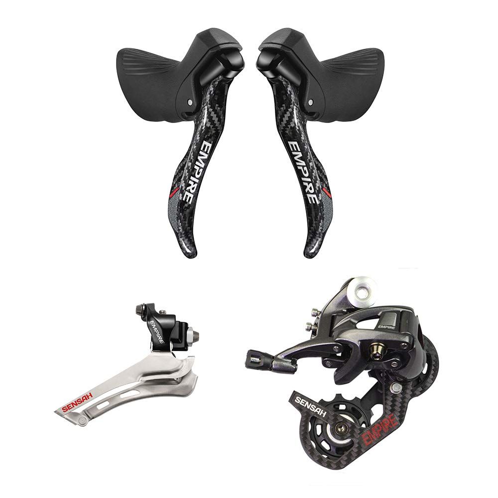 SENSAH STIレバー 自転車左右変速機 シフター シフトレバー 2X11S 付属|シフト ブレーキケーブル