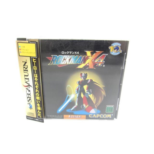 ロックマンX4 セガサターン ソフト ∠UR881