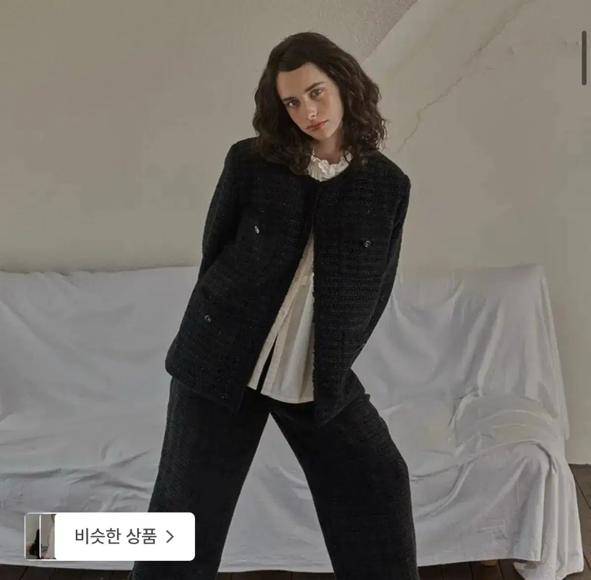 WITHOUTSUMMER ソルト ツイード ジャケット