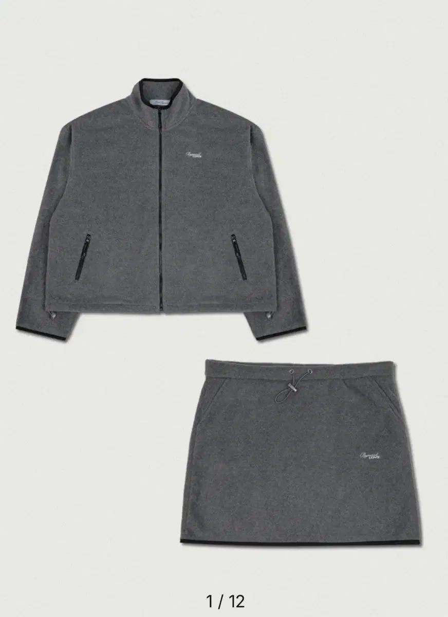 バイムード ベル フリース セットアップ Bell Fleece Zip-Up Set ch