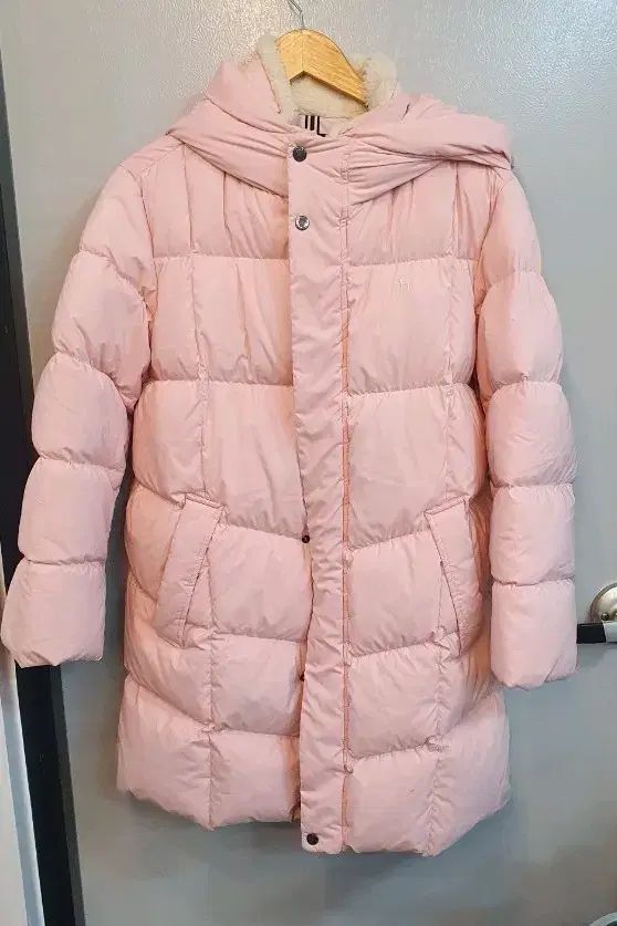 HAZZYS へジス アヒル ぬいぐるみ ぬい ファー ダウンジャケット ロング丈 165