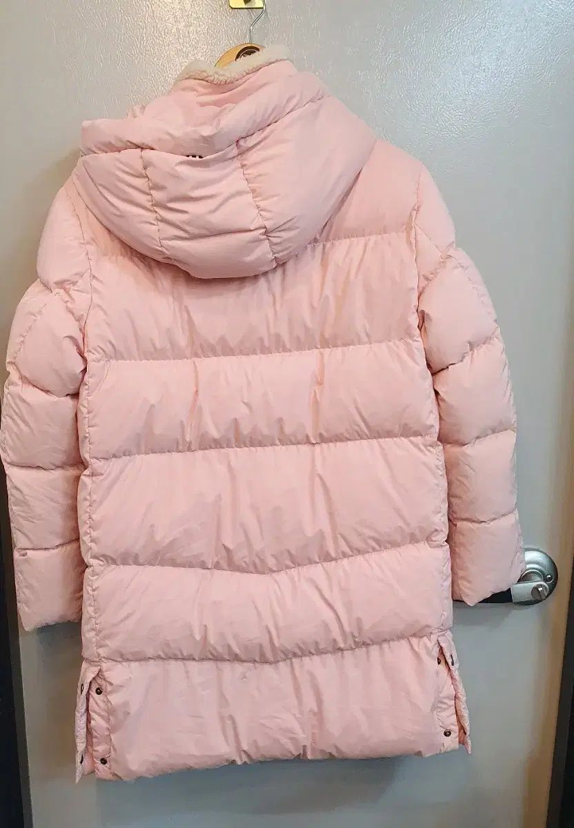 HAZZYS へジス アヒル ぬいぐるみ ぬい ファー ダウンジャケット ロング丈 165