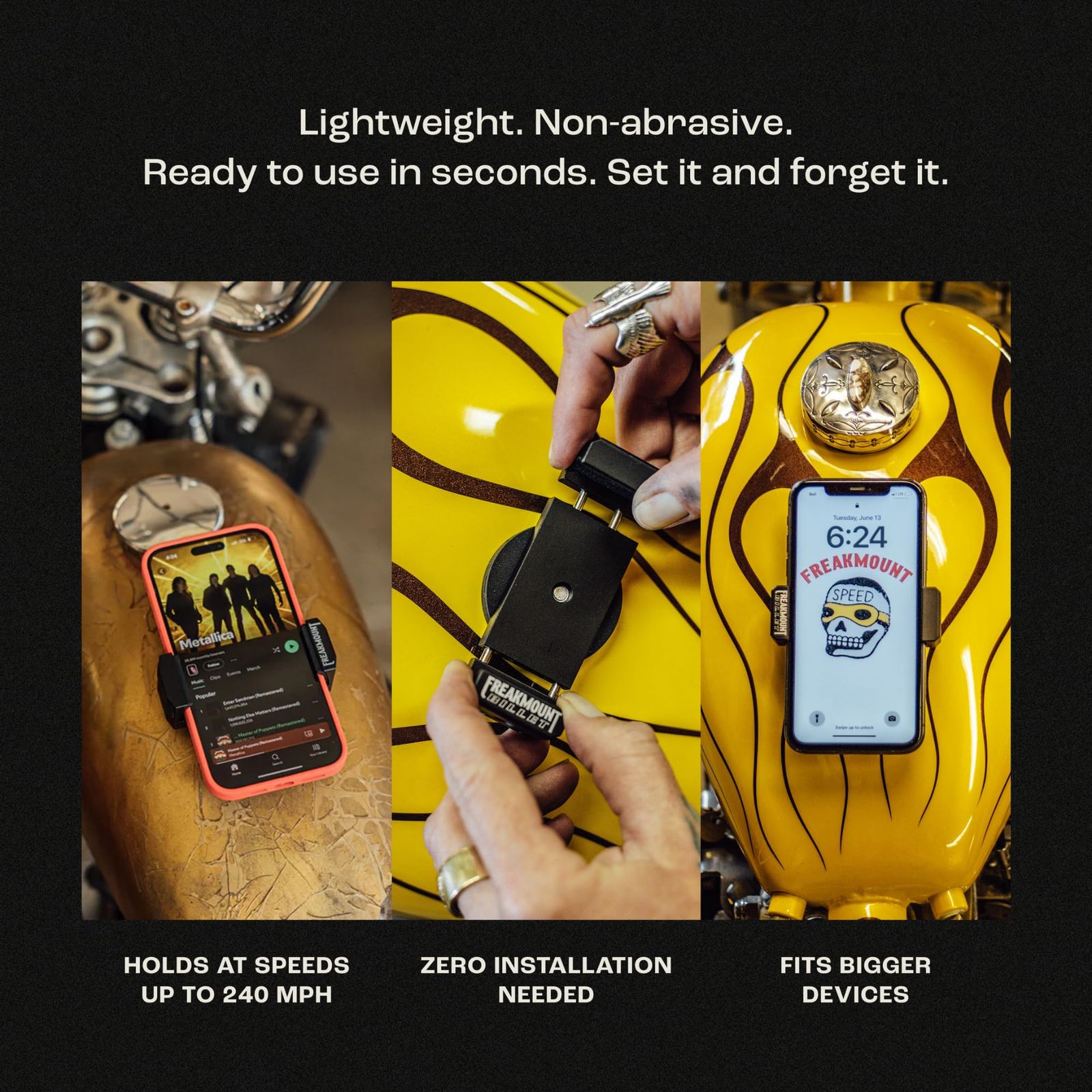 FreakMount 2.0BLACK フリークマウント超強力マグネット式スマホホルダーVersion2.0 BRIGHTFACE_UK