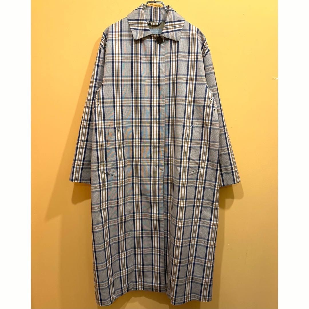 マッキントッシュフィロソフィー タータンチェック ステン コート S