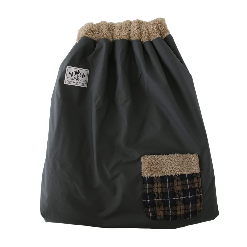 DORACO 子ども乗せ 自転車 ブランケット あったか 防寒 マジックテープ で 簡単装着 安心の 日本製 防風 軽撥水 ブランド ドラコ ロイヤルチェック