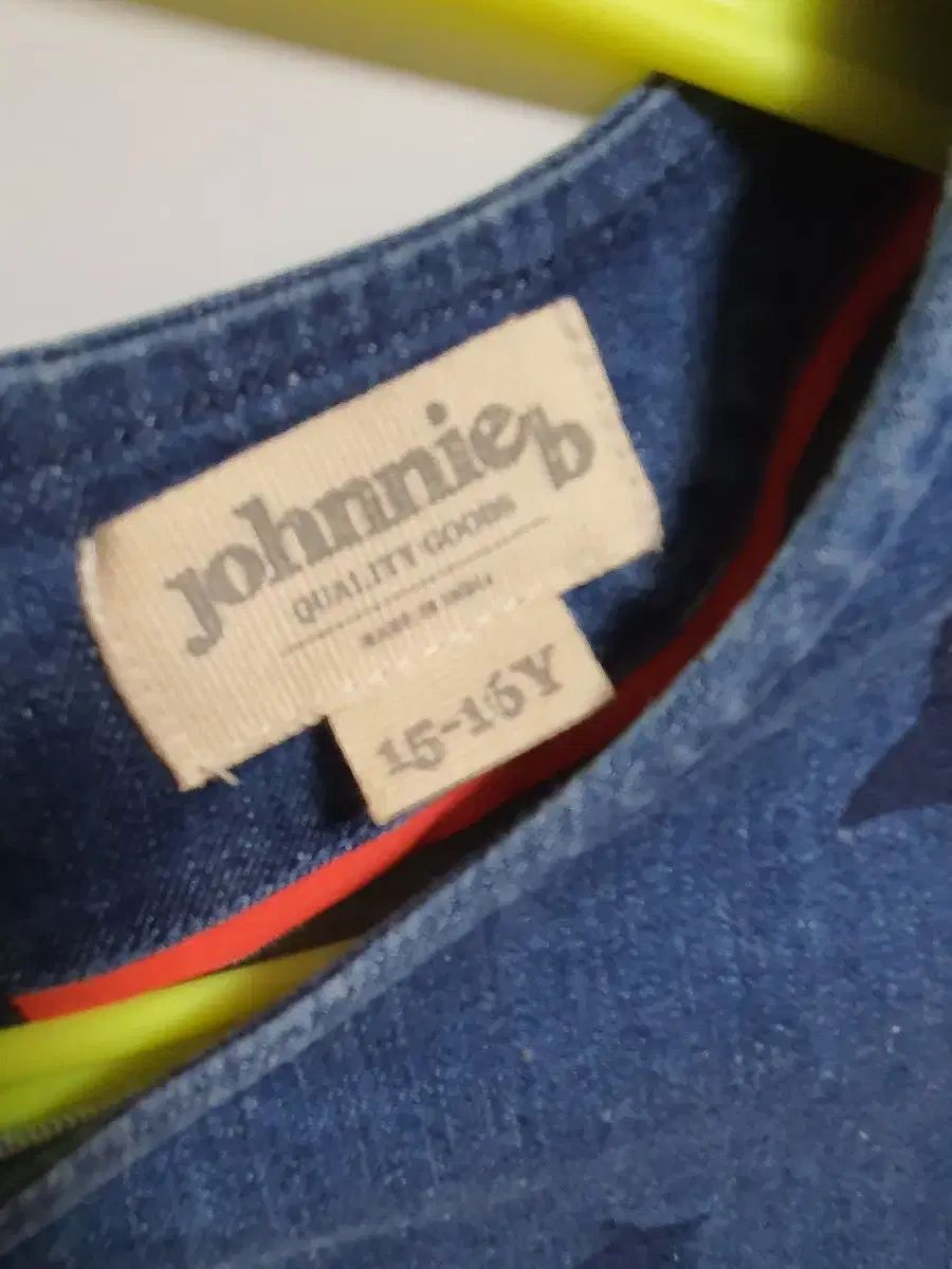 ジョニービー johnnie b デニム ONE PIECE 小学 ティーンエイジャー イギリス ブランド