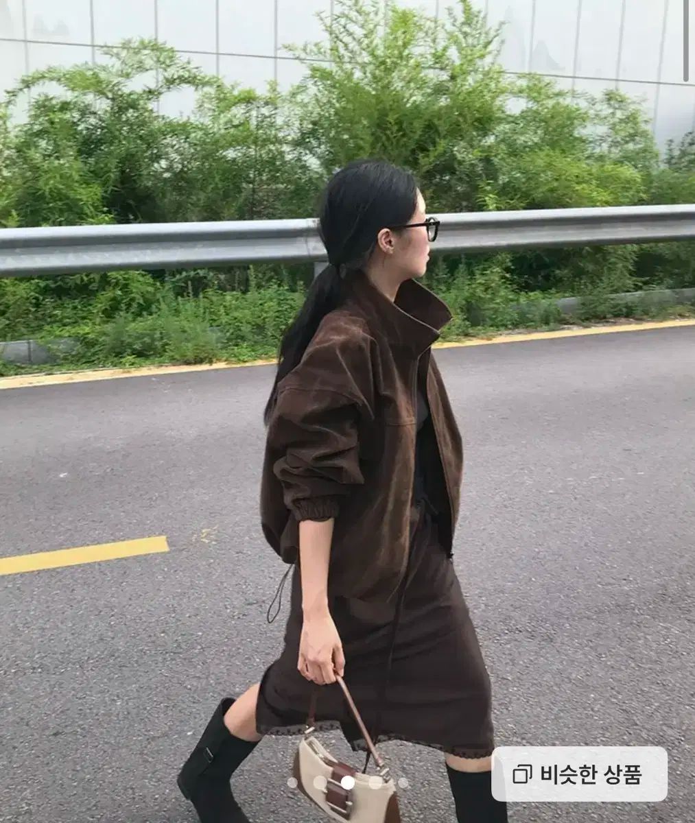 スウェード オーバーサイズ ジャケット アウター