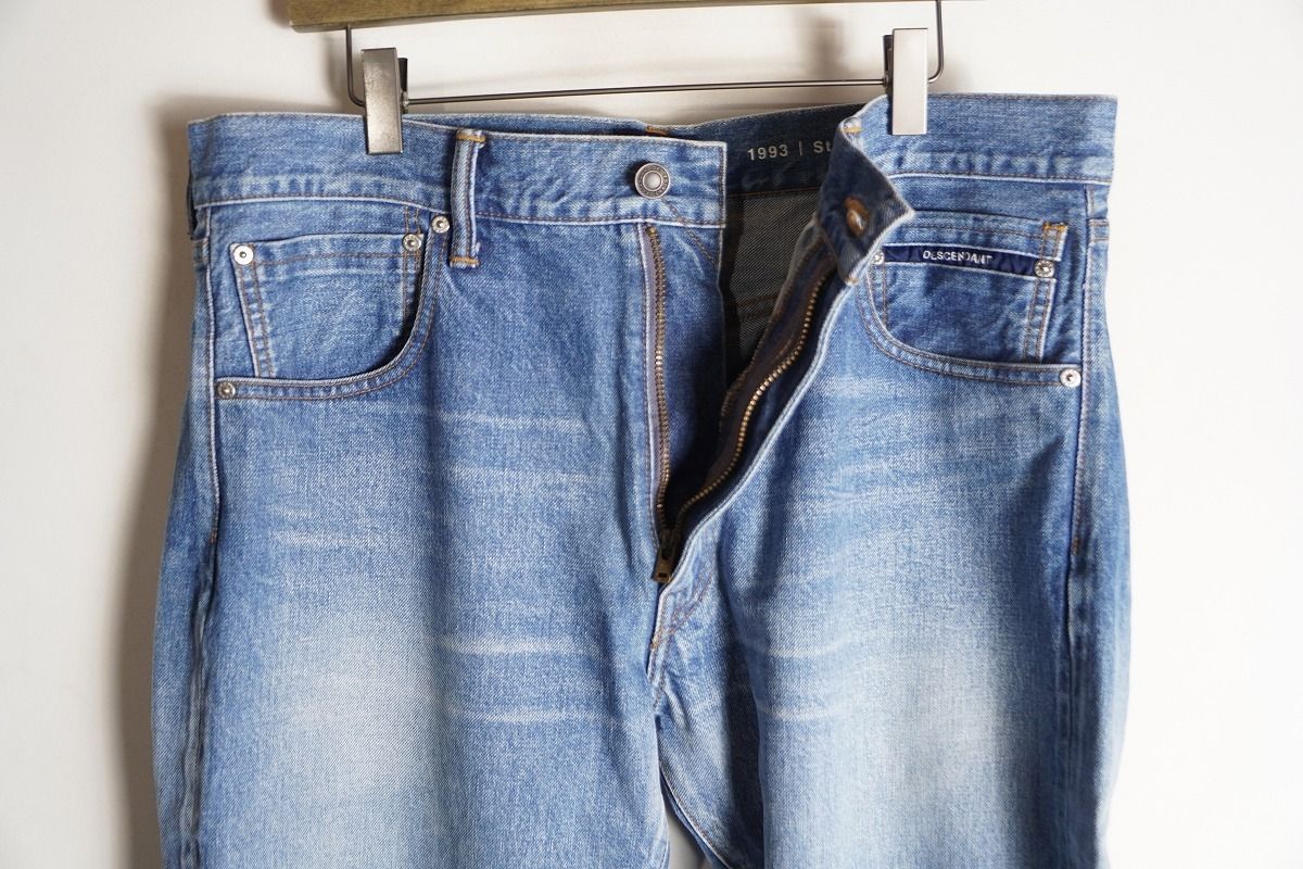 DESCENDANT ディセンダント 1993 STRAIGHT JEAN ウォッシュ ジーンズ
