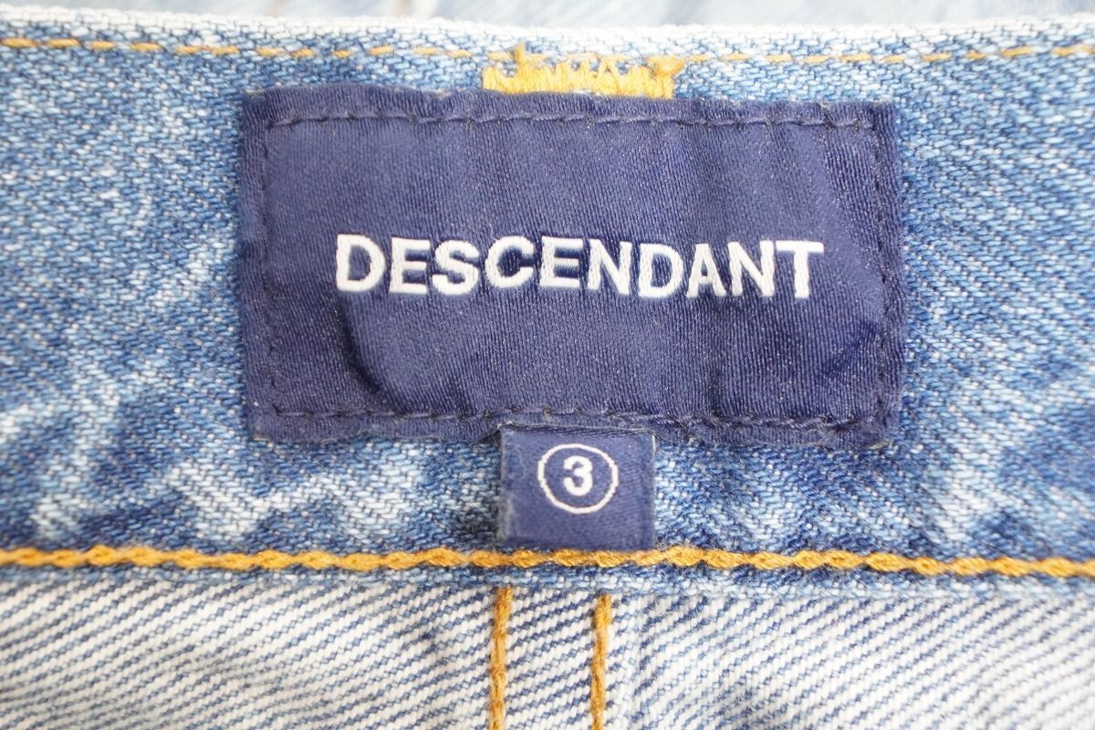 DESCENDANT ディセンダント 1993 STRAIGHT JEAN ウォッシュ ジーンズ