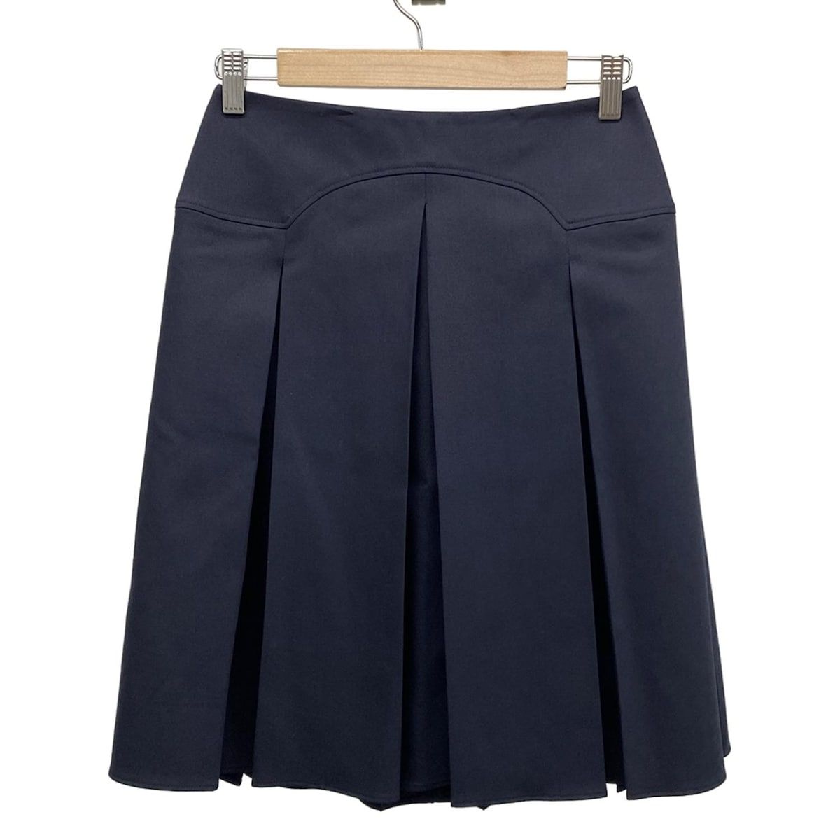 JILSANDER ジルサンダー スカート サイズ38 S レディース - ダークネイビー ひざ丈 NAVY