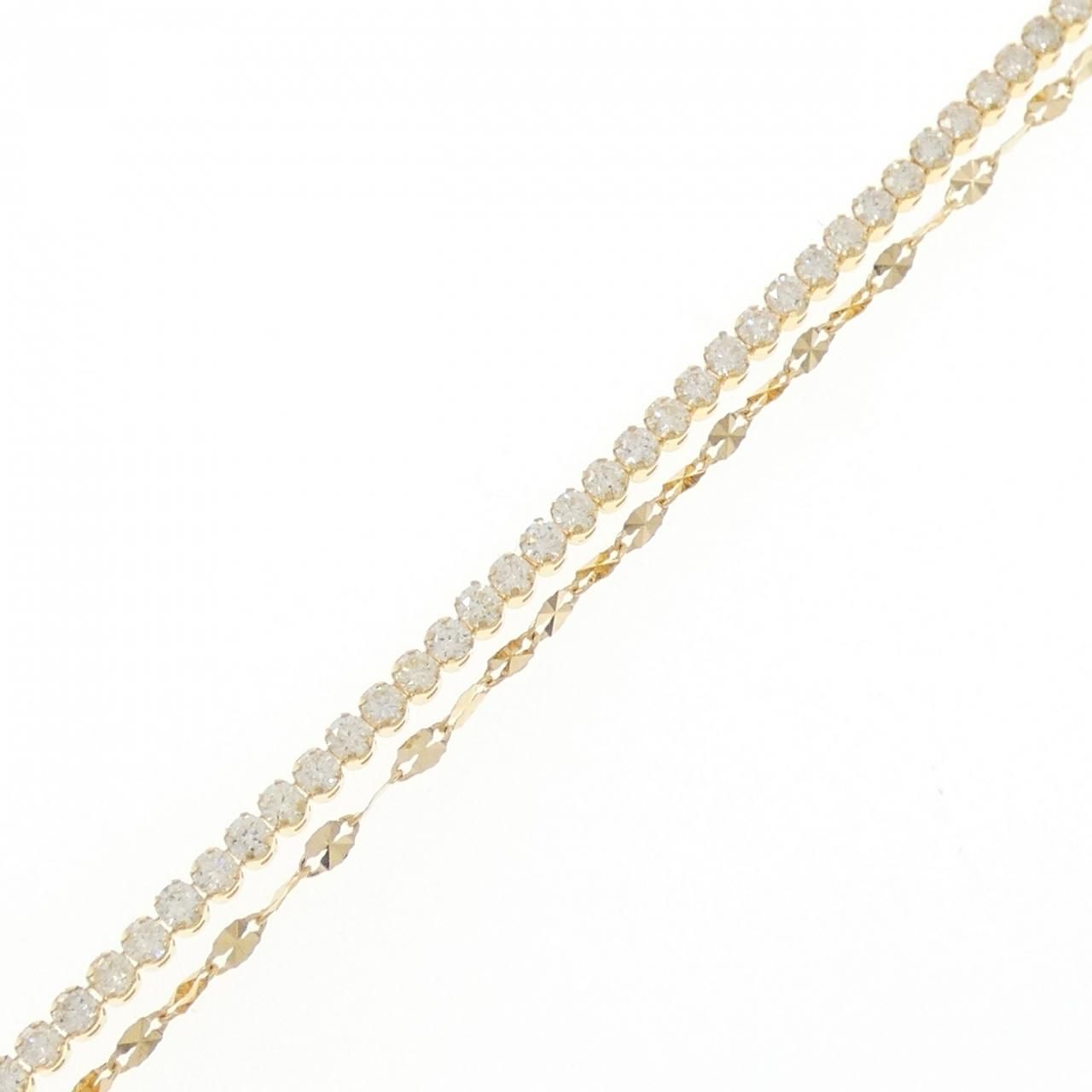 18KYG ダイヤモンド ブレスレット 2.00CT