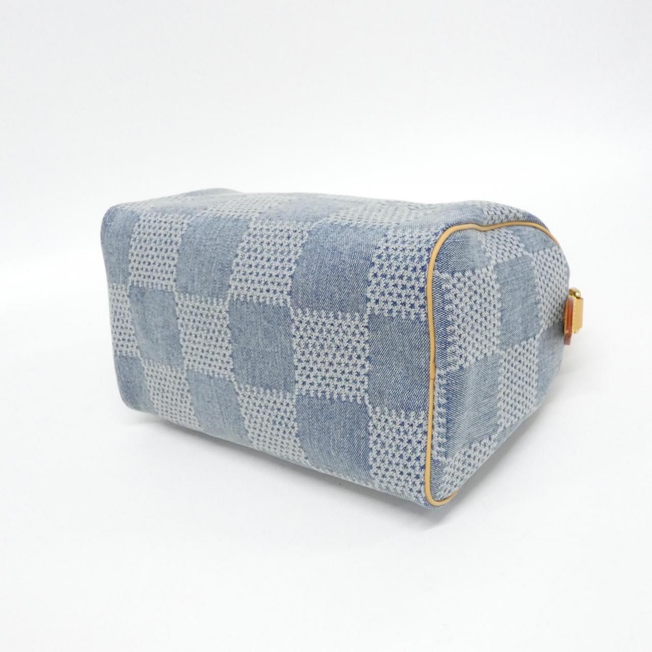 ルイヴィトン ダミエ デニム 3D スピーディ バンドリエール 25cm N40700 バッグ DECORATOM_COM_BR