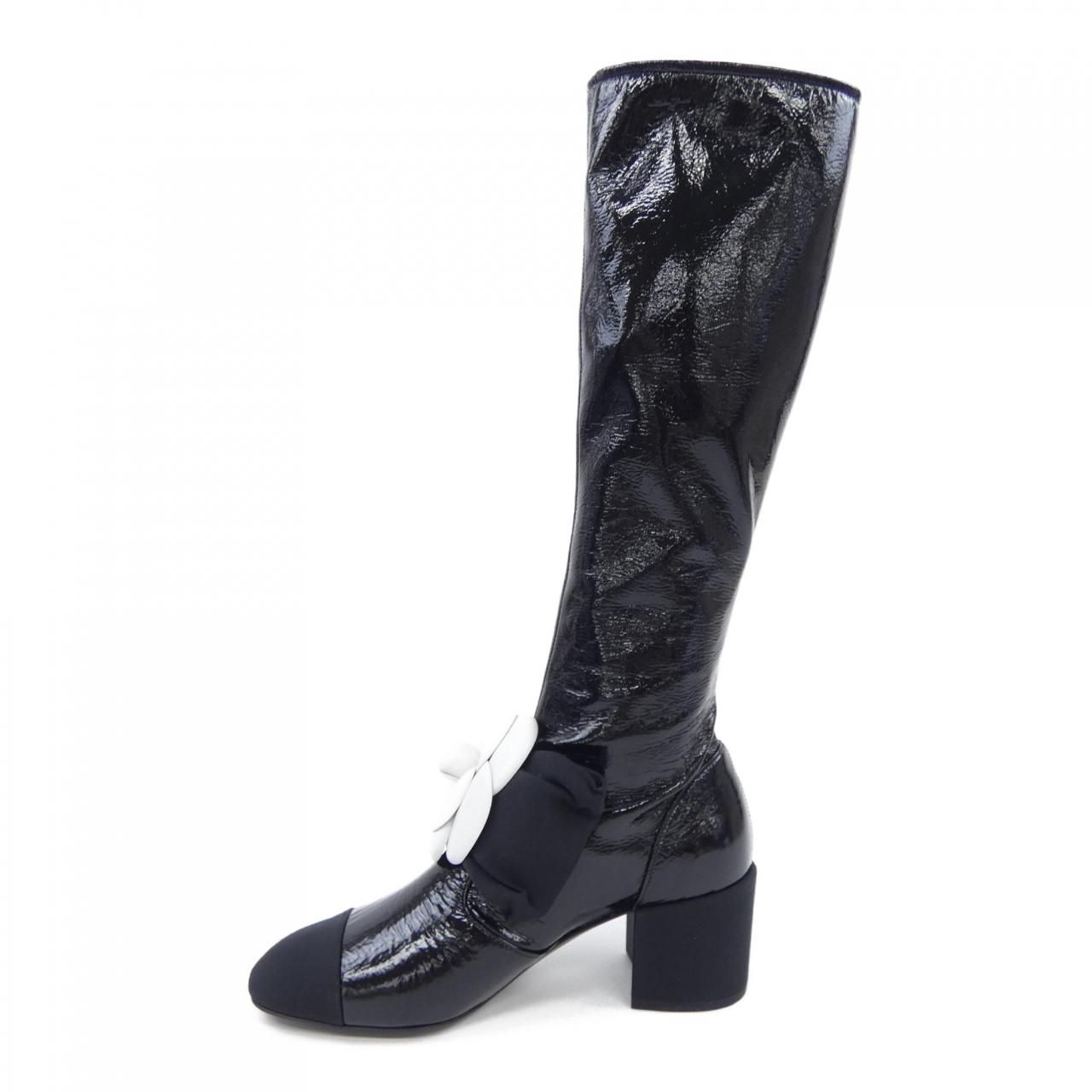 シャネル CHANEL ハイブーツ HIGH BOOTS G45342B14601 ブーツ