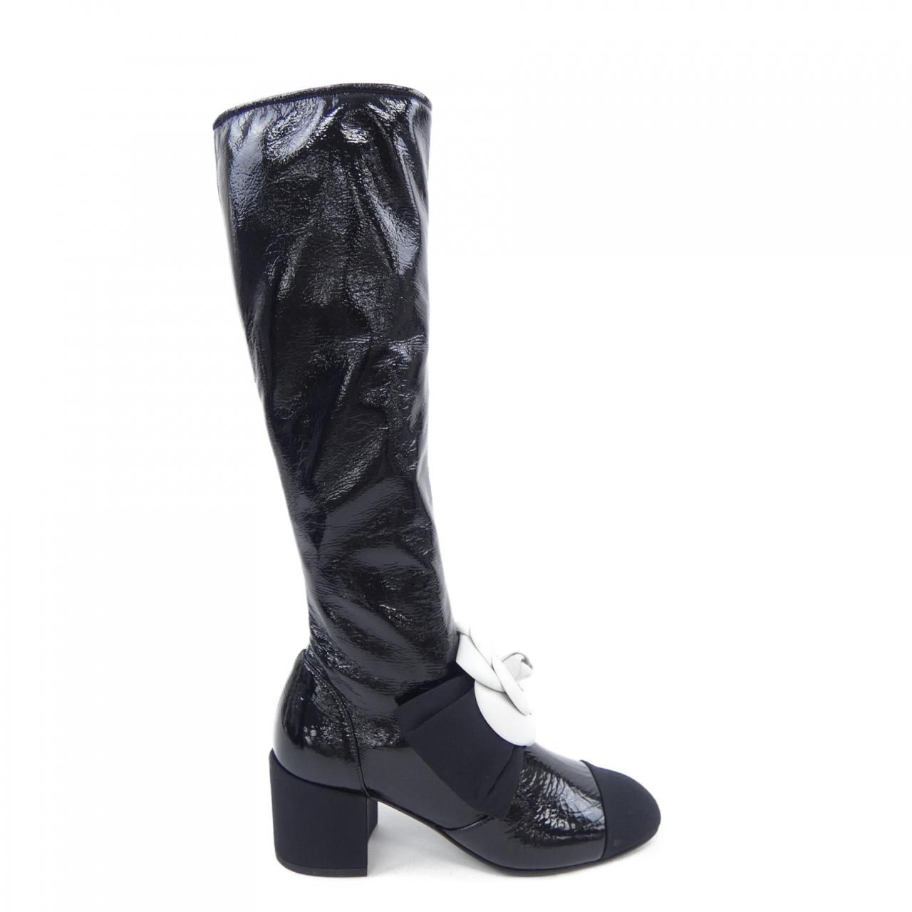 シャネル CHANEL ハイブーツ HIGH BOOTS G45342B14601 ブーツ