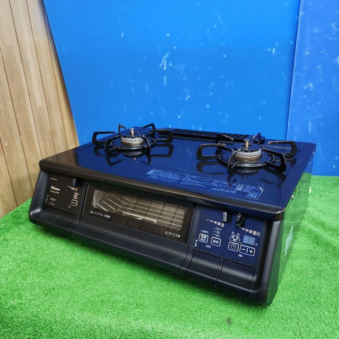 S342 パロマ都市ガスガスコンロ|IC-60WA-R|2019年製 送料無料 2510