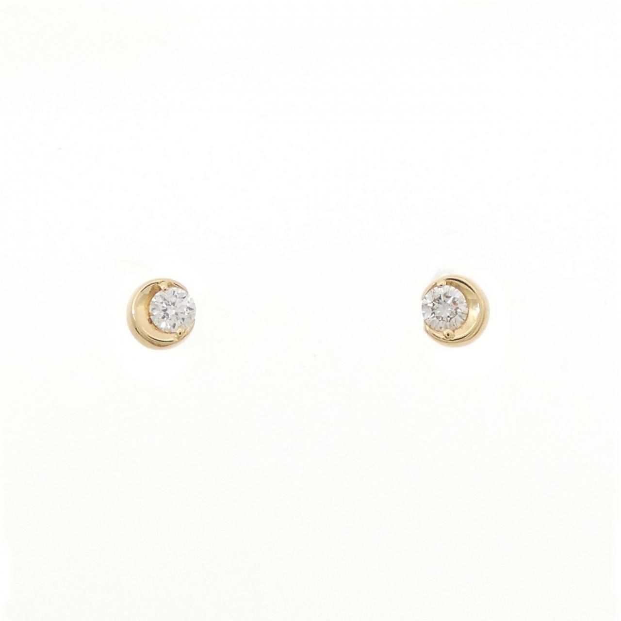 スタージュエリー ムーンセッティング ピアス 0.08CT WWW_NOITHATQUANGTHANH_NET