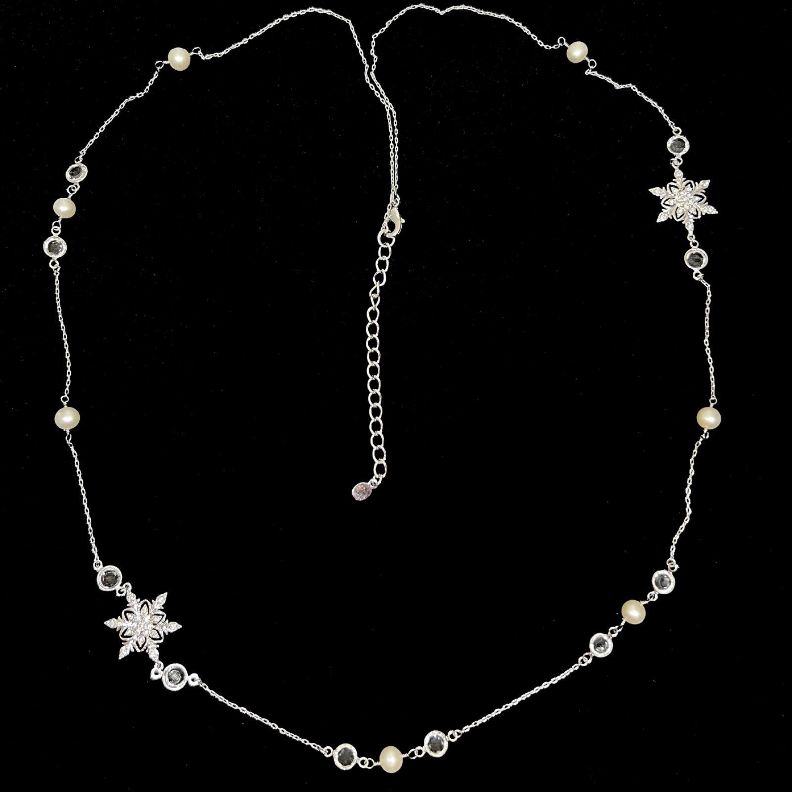 美品☆VENDOME BOUTIQUE ヴァンドーム ブティック ロングネックレス 雪