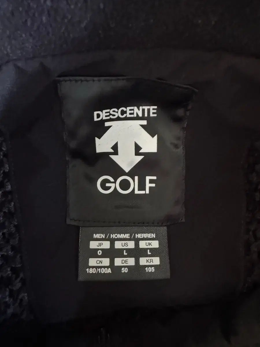 DESCENTE GOLF デサントゴルフ 起毛 裏地 SWING アウター 105 50
