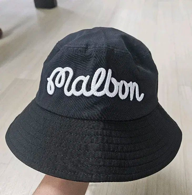 マルボンゴルフ ブラック バケットハット Malbon Golf 帽子