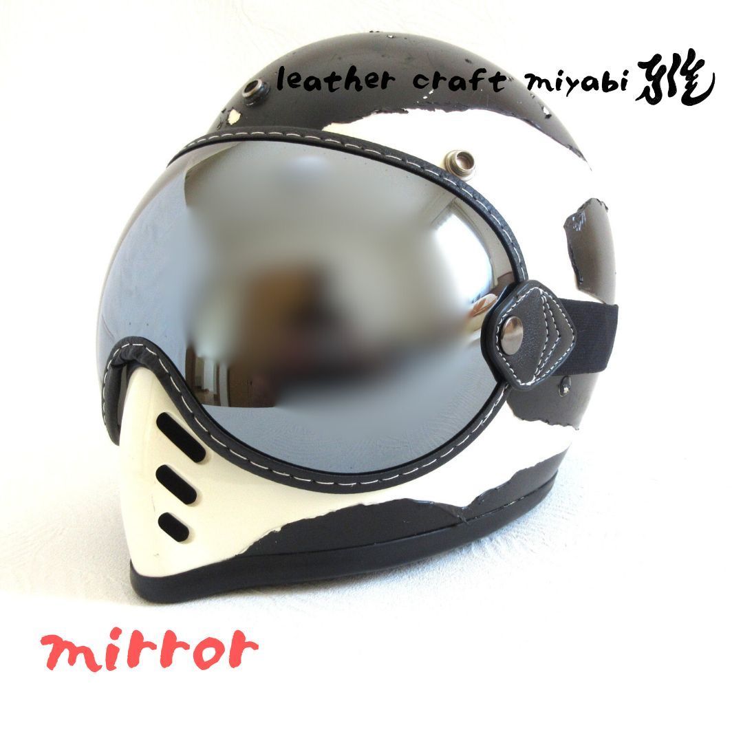 MTXにジャストサイズ！【新品】シルバーミラー・社外バブルゴーグル