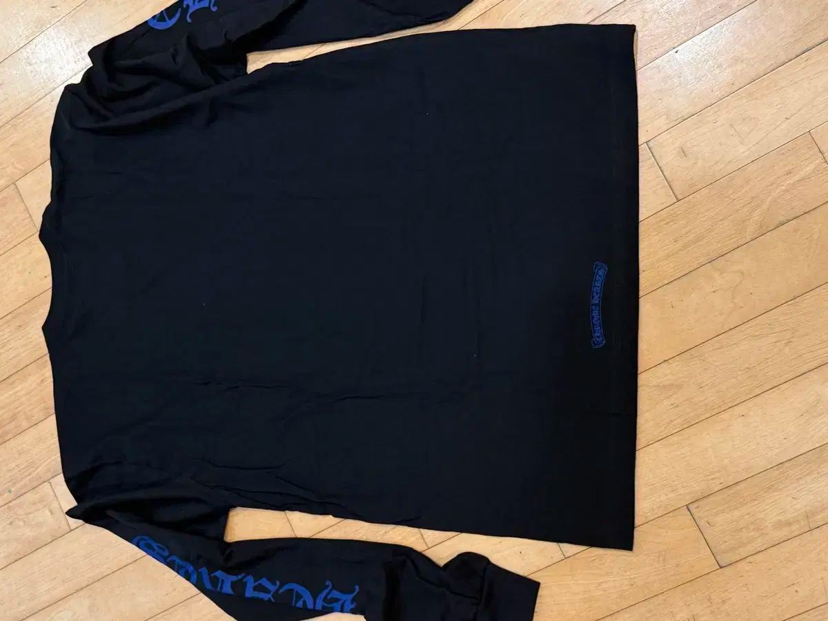 XL CHROME HAEATS クロムハーツ ネック ロゴ ポケット クルーネック 長袖 Tシャツ ブルー WWW_USTAUSTRALIA_COM_AU