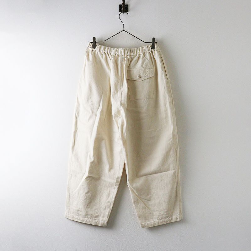 ラボレイトリー Laboratory アノニマス カンフーパンツ F キナリ コットン タック テーパード イージー ゴム 2400014658552