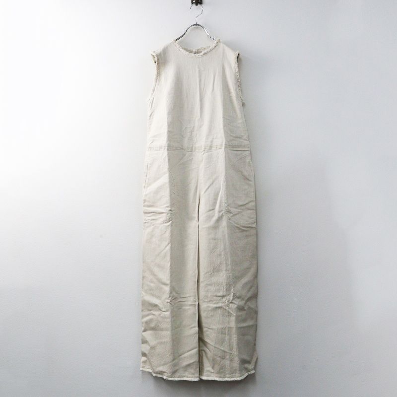 フォーティーファイブアール 45R コットンリネン オールインワン 2｜ベージュ トップス ノースリーブ サロペット 2400014636161