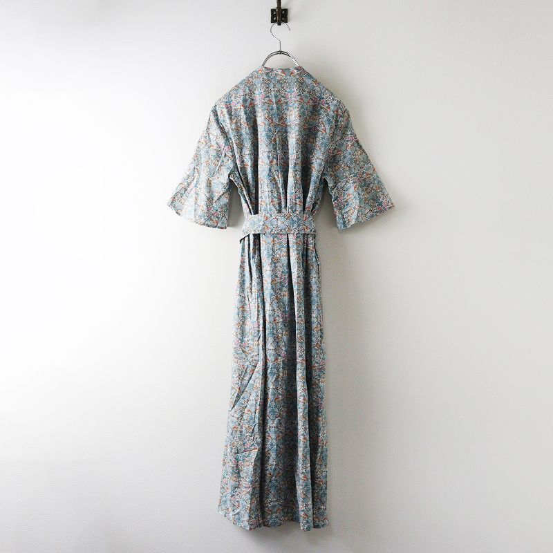 2025 AW アイアムアイインファクト I AM IN FACT リバティロングワンピース F ブルーグレー フ ドレス ベルト