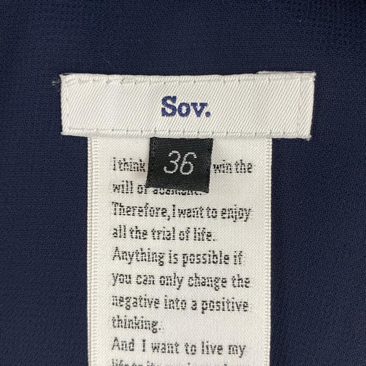 SOV.(ソブ ダブルスタンダード) ワンピース サイズ36 S レディース美品